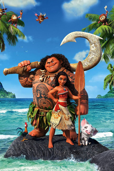 Vinilos puertas y armarios disney película vaiana